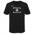 Men's Los Angeles Clippers Black Printed T Shirt 211020
