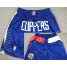 Men's Los Angeles Clippers Blue 2024 Just Don Shorts