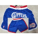 Men's Los Angeles Clippers Blue Just Don Shorts