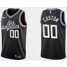 Men's Los Angeles Clippers Custom Black 2022 City Icon Hot Press Jersey