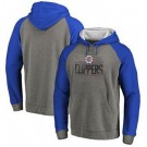 Men's Los Angeles Clippers Gray Blue 1 Printed Pullover Hoodie