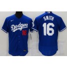 Men's Los Angeles Dodgers #16 Will Smith Blue Authentic Jersey
