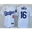 Men's Los Angeles Dodgers #16 Will Smith White Limitedd Jersey