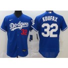 Men's Los Angeles Dodgers #32 Sandy Koufax Blue 2020 FlexBase Jersey