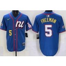 Men's Los Angeles Dodgers #5 Freddie Freeman Blue 2025 All Star Limited Jersey