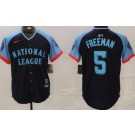 Men's Los Angeles Dodgers #5 Freddie Freeman Navy 2024 All Star Limited Jersey