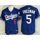 Men's Los Angeles Dodgers #5 Freddie Freeman Royal Limited Jersey