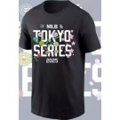 Men's Los Angeles Dodgers Black 2025 Tokyo Series 5 T Shirt