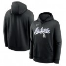 Men's Los Angeles Dodgers Black Pullover Hoodie 250207