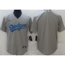 Men's Los Angeles Dodgers Blank Gray Alternate Cool Base Jersey