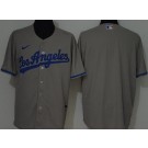 Men's Los Angeles Dodgers Blank Gray Road 2020 Cool Base Jersey