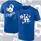 Men's Los Angeles Dodgers Blue 2025 Tokyo Series 9 T Shirt