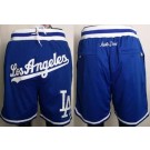 Men's Los Angeles Dodgers Blue Just Don Shorts