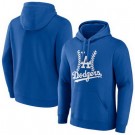 Men's Los Angeles Dodgers Blue Pullover Hoodie 250215
