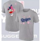 Men's Los Angeles Dodgers Gray 2025 Tokyo Series 2 T Shirt