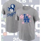 Men's Los Angeles Dodgers Gray 2025 Tokyo Series T Shirt