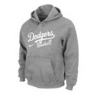 Men's Los Angeles Dodgers Gray Printed Pullover Hoodie