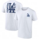 Men's Los Angeles Dodgers White 2024 World Series Champions T Shirt 250322