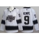 Men's Los Angeles Kings #9 Adrian Kempe White Authentic Jersey