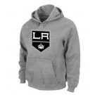 Men's Los Angeles Kings Gray Printed Pullover Hoodie