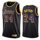 Men's Los Angeles Lakers #24 Kobe Bryant Black 2021 Earned Icon Hot Press Jersey