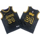 Men's Los Angeles Lakers #24 Kobe Bryant Black City Icon Swingman Jersey