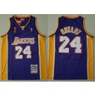 Men's Los Angeles Lakers #24 Kobe Bryant Purple 2008 Champions Swingman Jersey