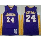 Men's Los Angeles Lakers #24 Kobe Bryant Purple 2009 Champions Swingman Jersey