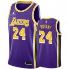 Men's Los Angeles Lakers #24 Kobe Bryant Purple Statement Icon Hot Press Jersey
