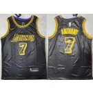 Men's Los Angeles Lakers #7 Carmelo Anthony Black City Icon Swingman Jersey
