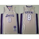 Men's Los Angeles Lakers #8 Kobe Bryant Gold 2016 Hall of Fame Swingman Jersey