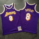 Men's Los Angeles Lakers #8 Kobe Bryant Purple 1998 All Star Throwback Authentic Jersey
