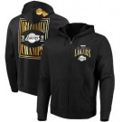 Men's Los Angeles Lakers Black 2020 Champions Printed Pullover Hoodie 201092