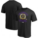 Men's Los Angeles Lakers Black 2020 Champions Printed T Shirt 201072