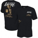 Men's Los Angeles Lakers Black 2020 Champions Printed T Shirt 201094