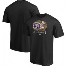 Men's Los Angeles Lakers Black 2020 Champions Printed T Shirt 201095