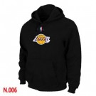 Men's Los Angeles Lakers Black Printed Pullover Hoodie