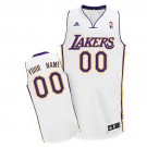 Men's Los Angeles Lakers Customized White Swingman Adidas Jersey