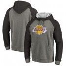 Men's Los Angeles Lakers Gray 1 Printed Pullover Hoodie
