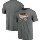 Men's Los Angeles Lakers Gray 2020 Champions Printed T Shirt 201080