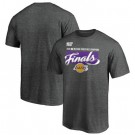 Men's Los Angeles Lakers Gray 2020 Finals Printed T Shirt 201001