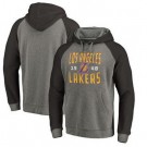 Men's Los Angeles Lakers Gray 2 Printed Pullover Hoodie