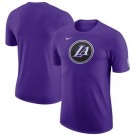 Men's Los Angeles Lakers Puprle 2022 City Edition Essential Warmup T-Shirt