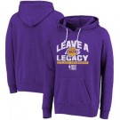 Men's Los Angeles Lakers Purple 2020 Champions Printed Pullover Hoodie 201095
