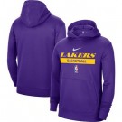 Men's Los Angeles Lakers Purple 2022 Legend On Court Practice Performance Pullover Hoodie