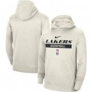 Men's Los Angeles Lakers White 2022 Legend On Court Practice Performance Pullover Hoodie