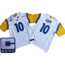 Men's Los Angeles Rams #10 Cooper Kupp Limited White C Patch FUSE Vapor Jersey