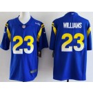 Men's Los Angeles Rams #23 Kyren Williams Limited Royal Vapor Jersey