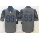 Men's Los Angeles Rams #99 Aaron Donald Limited Gray Inverted Vapor Untouchable Jersey