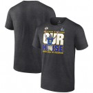 Men's Los Angeles Rams #9 Matthew Stafford Charcoal Super Bowl LVI Champions Hometown T-Shirt